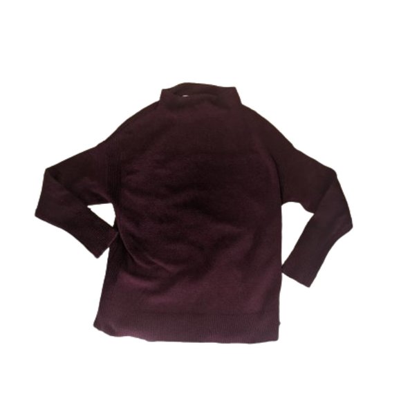 --- ADDITION ELLE  Burgundy Red Mock Neck Sweater Size X - Picture 5 of 5